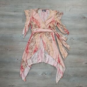 Vintage 90s Asymmetrical Patchwork Fairy Top